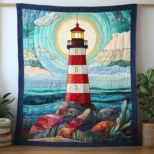 Ocean Lighthouse Glow CW1301109CL Quilt