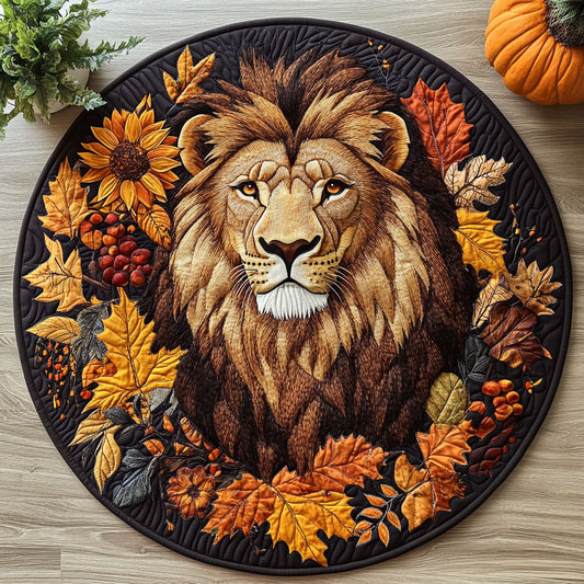 Autumn Lion CW1706002CL Quilted Round Mat