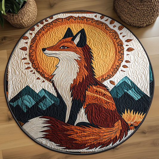 Native Fox WJ2203075CL Quilted Round Mat