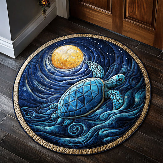 Sea Breeze CM0606014CL Quilted Round Mat