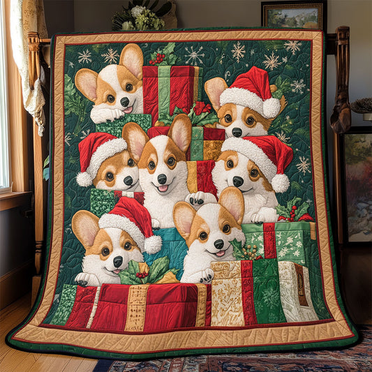 Merry Corgis CP1411084CL Quilt