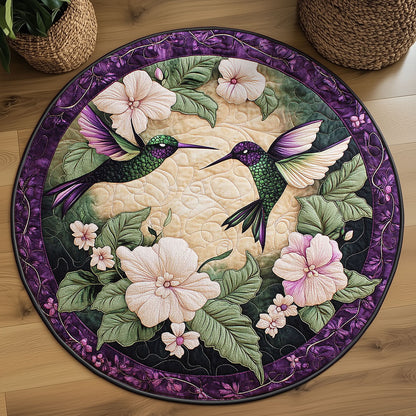 Humming Flight WY2203067CL Quilted Round Mat