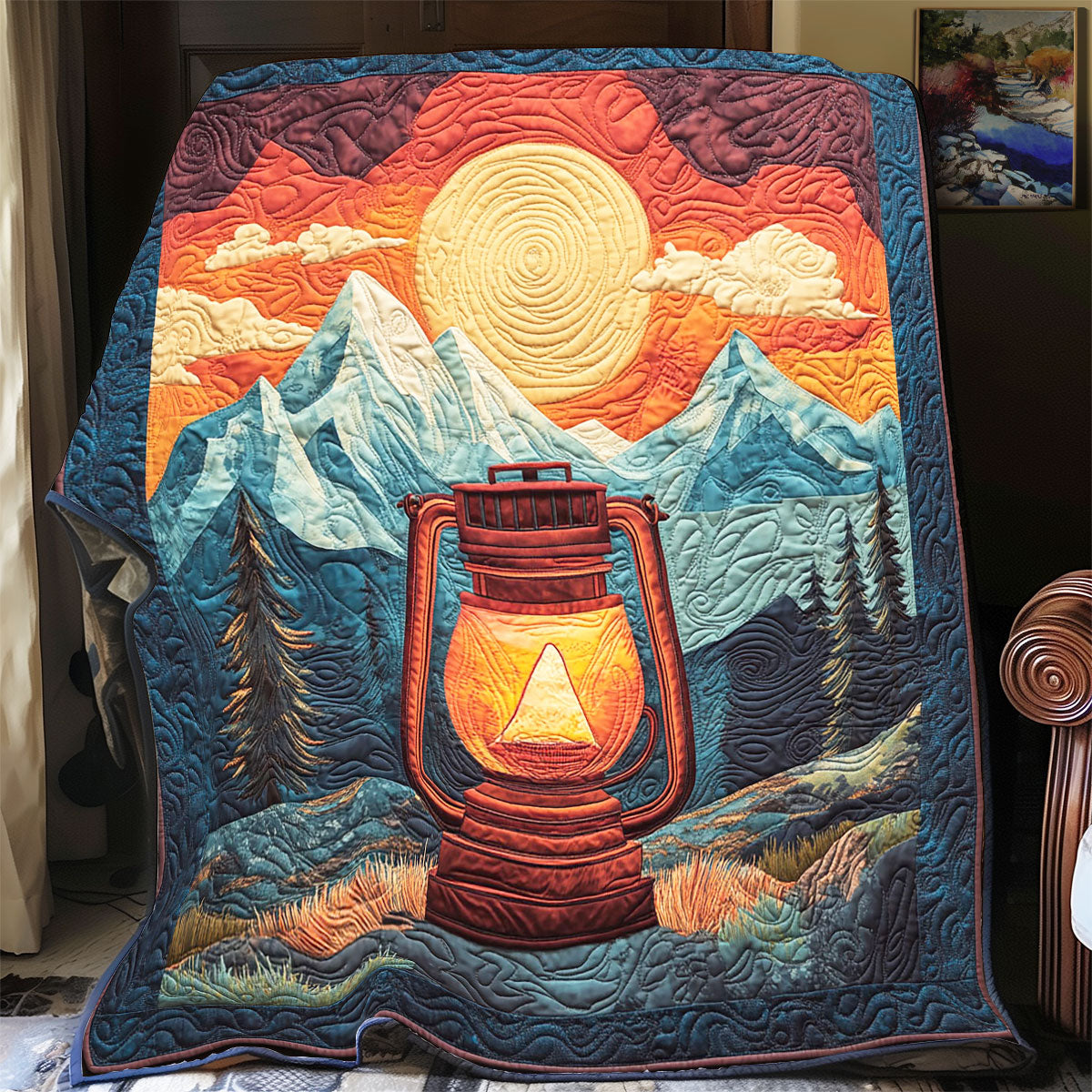 Serene Lantern WP2003047CL Quilt