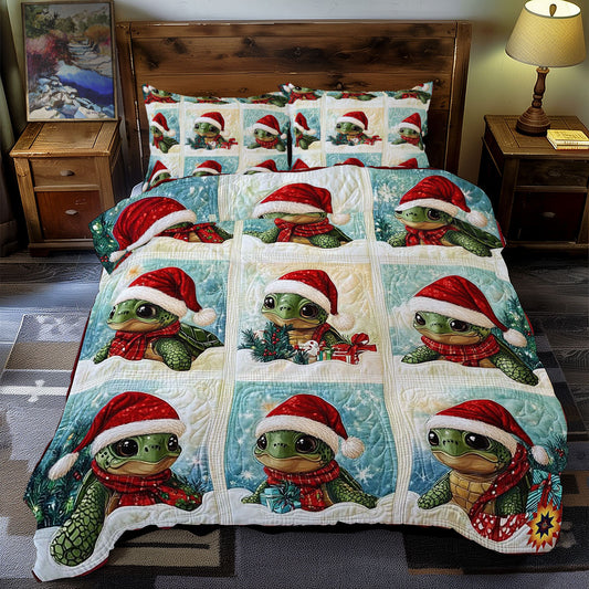 Santa Turtle WY0412051CL Duvet Cover Set