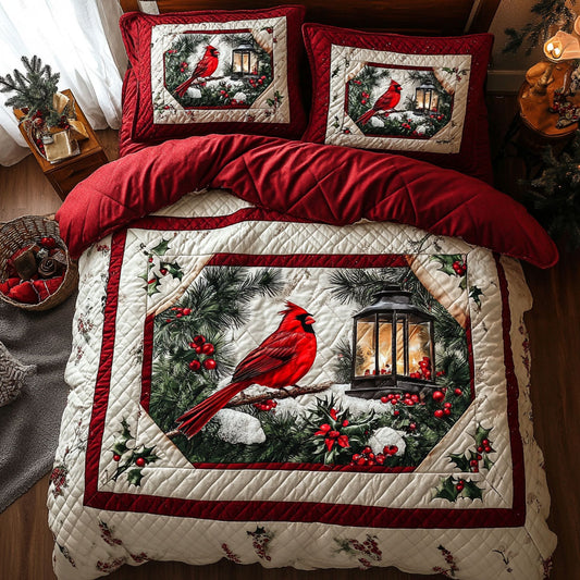 Holly Spirit Cardinal WN0711033CL Duvet Cover Set