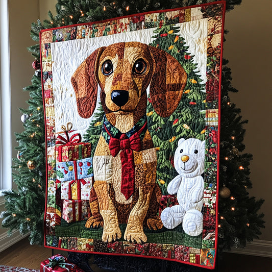 Lovely Dachshund WU1610012CL Quilt