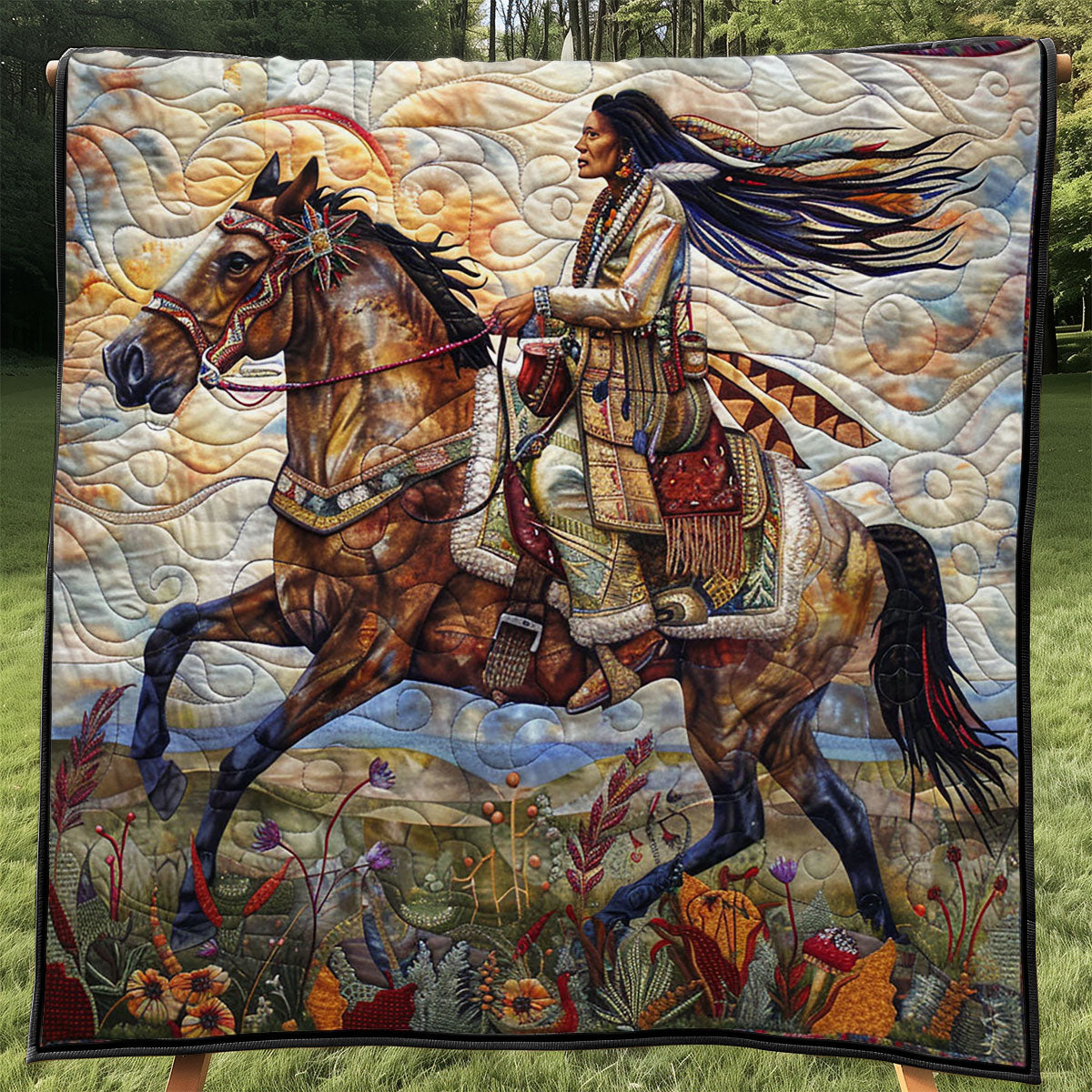 Native American WJ1004011CL Quilt