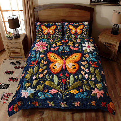 Flower Butterfly WJ2111036CL Duvet Cover Set