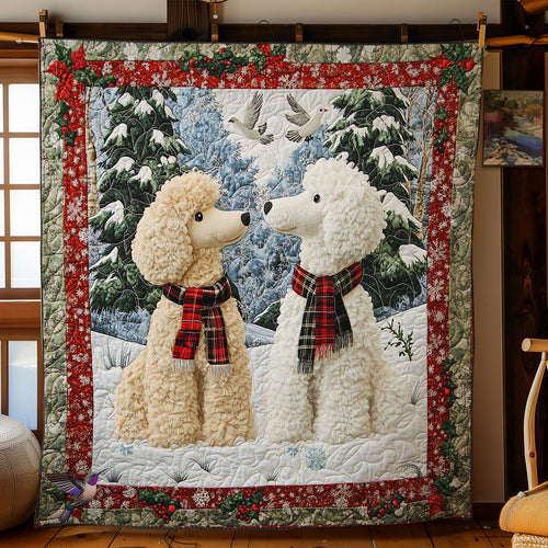 Cozy Poodles WN1511043CL Quilt