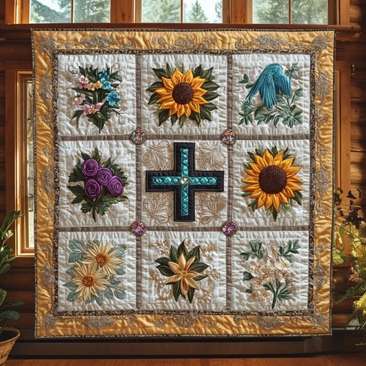Garden Cross WN2108048CL Quilt