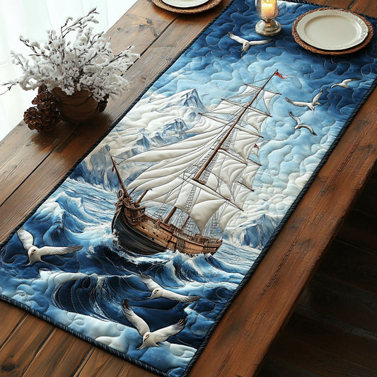 Sail Voyage CW1605184CL Quilted Table Runner