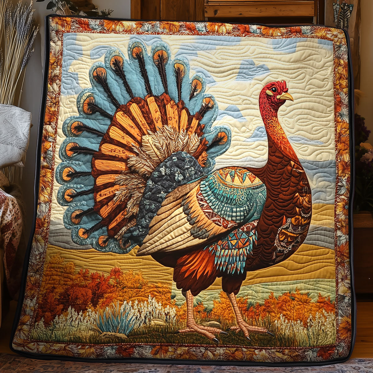 Mystic Turkey WX0406039CL Quilt