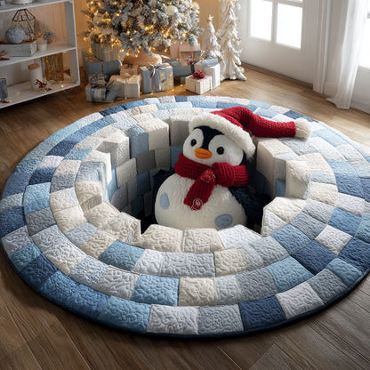 Penguin Pit CP1711053CL Quilted Round Mat