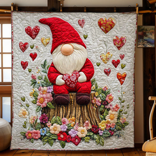 Gnome's Romantic Perch WN2512017CL Quilt