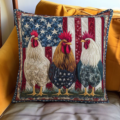 Liberty Rooster WN1002110CL Quilt Pillow Case