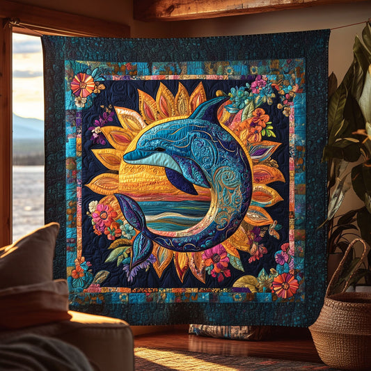 Orchid Dolphin WN2708048CL Quilt