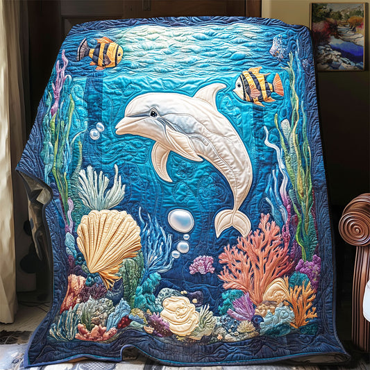 Dolphin Habitat WP0304042CL Quilt