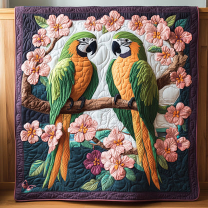 Cherry Blossom Parrot WP2404040CL Quilt