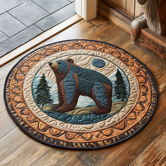 Moonlit Totem CP2207052CL Quilted Round Mat