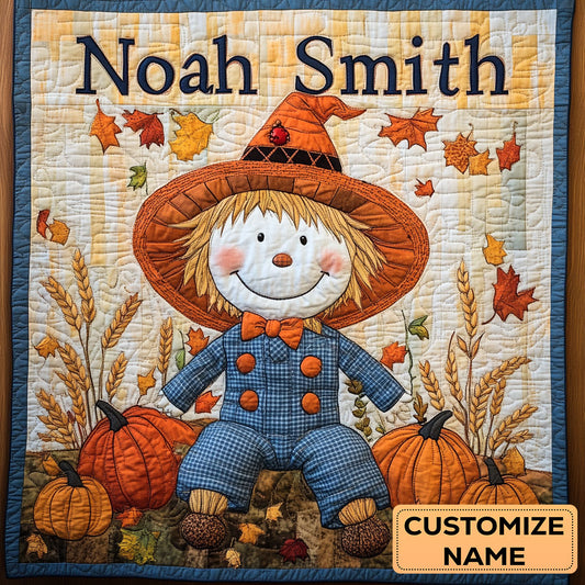 Autumn Buddy WY2507001CL Personalized Baby Quilt