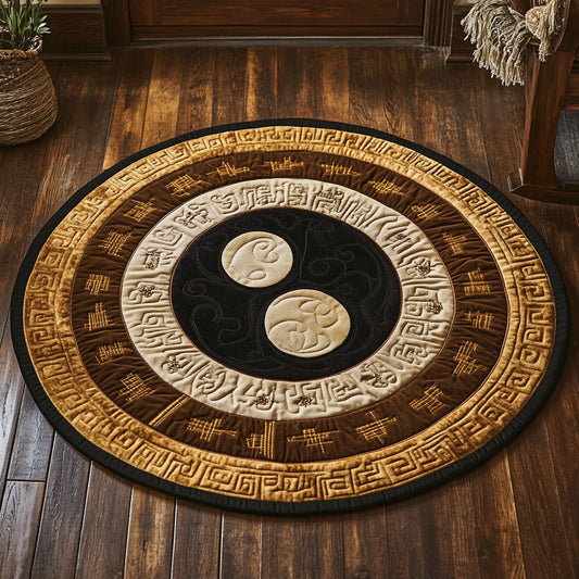 Balance Of Elements CP0108014CL Quilted Round Mat