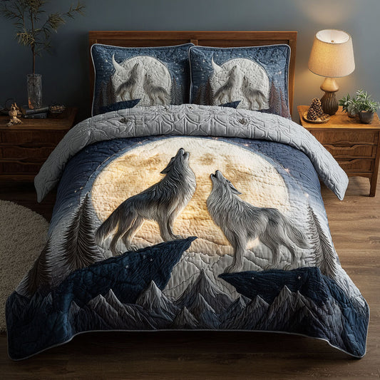 Mystic Moon Wolf CW0409027CL Duvet Cover Set