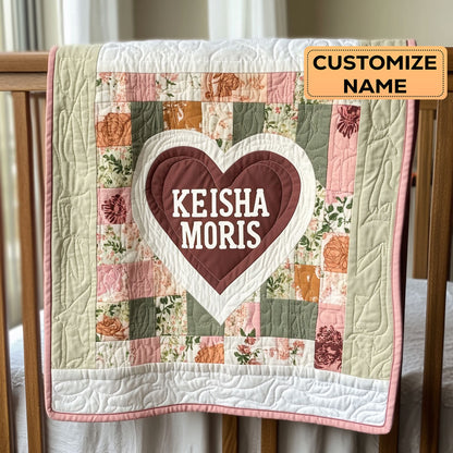 Heartbloom CP1807045CL Personalized Baby Quilt