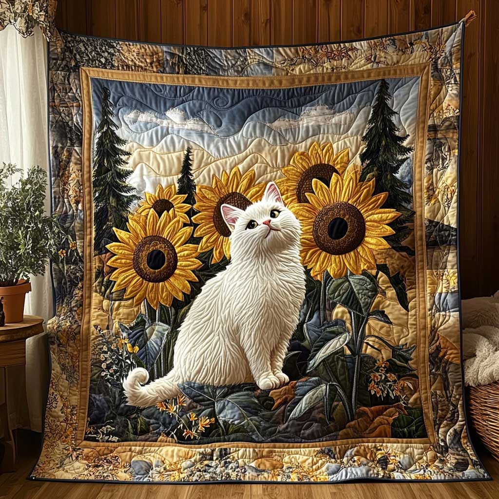 Cat Lounging CQ0905027CL Quilt