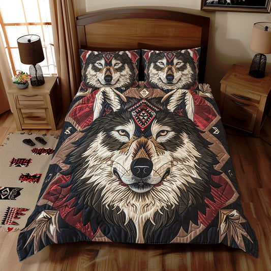 Wolf Native American WJ2312034CL Duvet Cover Set