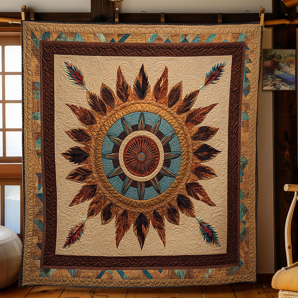 Native Star Chant WN1407097CL Quilt