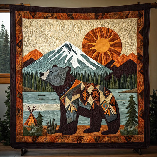 Sunrise Bear WY1308018CL Quilt