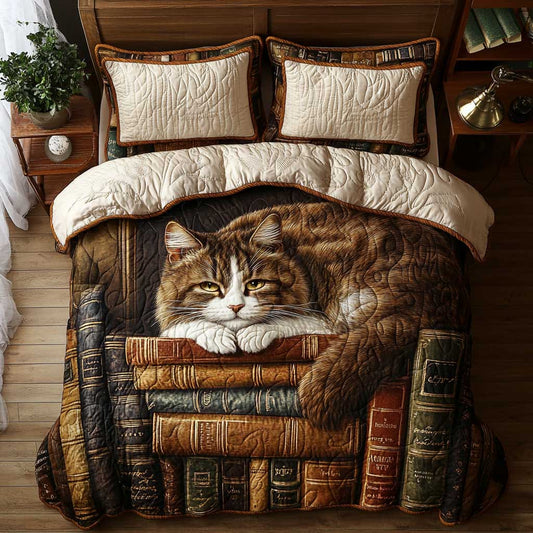 Cat Library CQ1205023CL Duvet Cover Set
