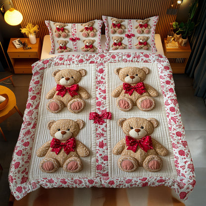 Lovely Teddy Bear WJ1112050CL Duvet Cover Set
