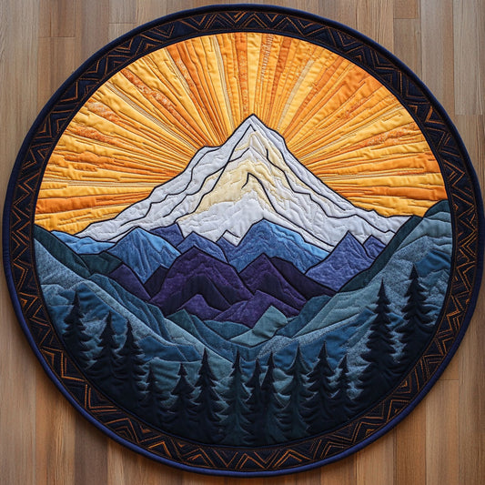 Aurora Embrace Mountain WN1208005CL Quilted Round Mat