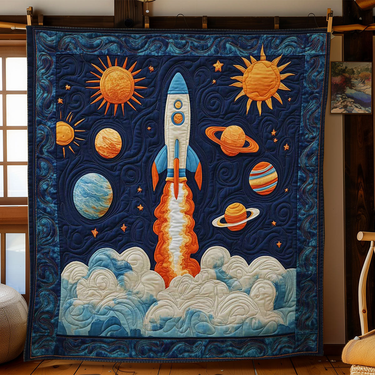 Starlight Rocket WN2403105CL Quilt