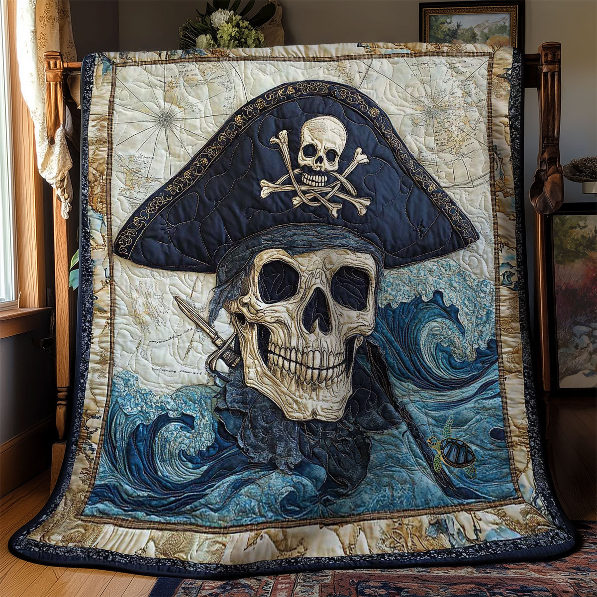 Haunted Skull Armada WN1212053CL Quilt