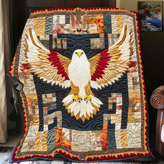 Native American Eagle WP2412005CL Quilt