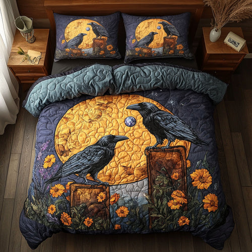 Twin Crows Moonlight WY150803048CL Duvet Cover Set