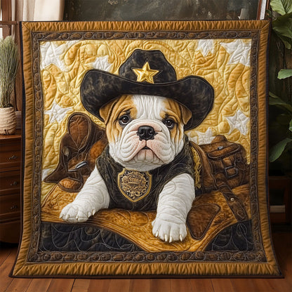 Cowboy Bulldog WX3105015CL Quilt
