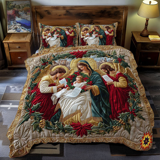 Christmas Holy Family WY0612045CL Duvet Cover Set