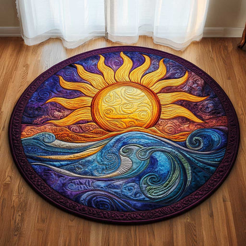 Sun And Sea WN1903126CL Quilted Round Mat