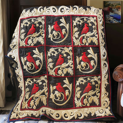 Cardinal In Royal Garden WY1902065CL Quilt