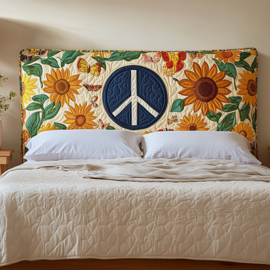 Peace Blossom XR2312012CL Quilted Headboard Slipcover