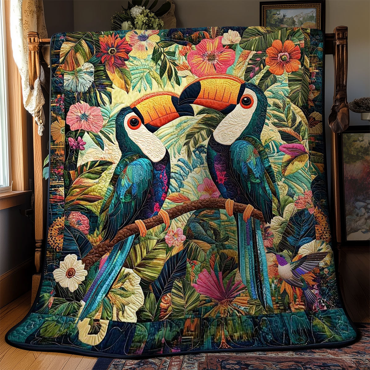 Exotic Toucans Duo WN0511007CL Quilt