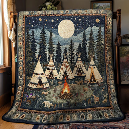 Forest Spirit Teepees WN1111025CL Quilt