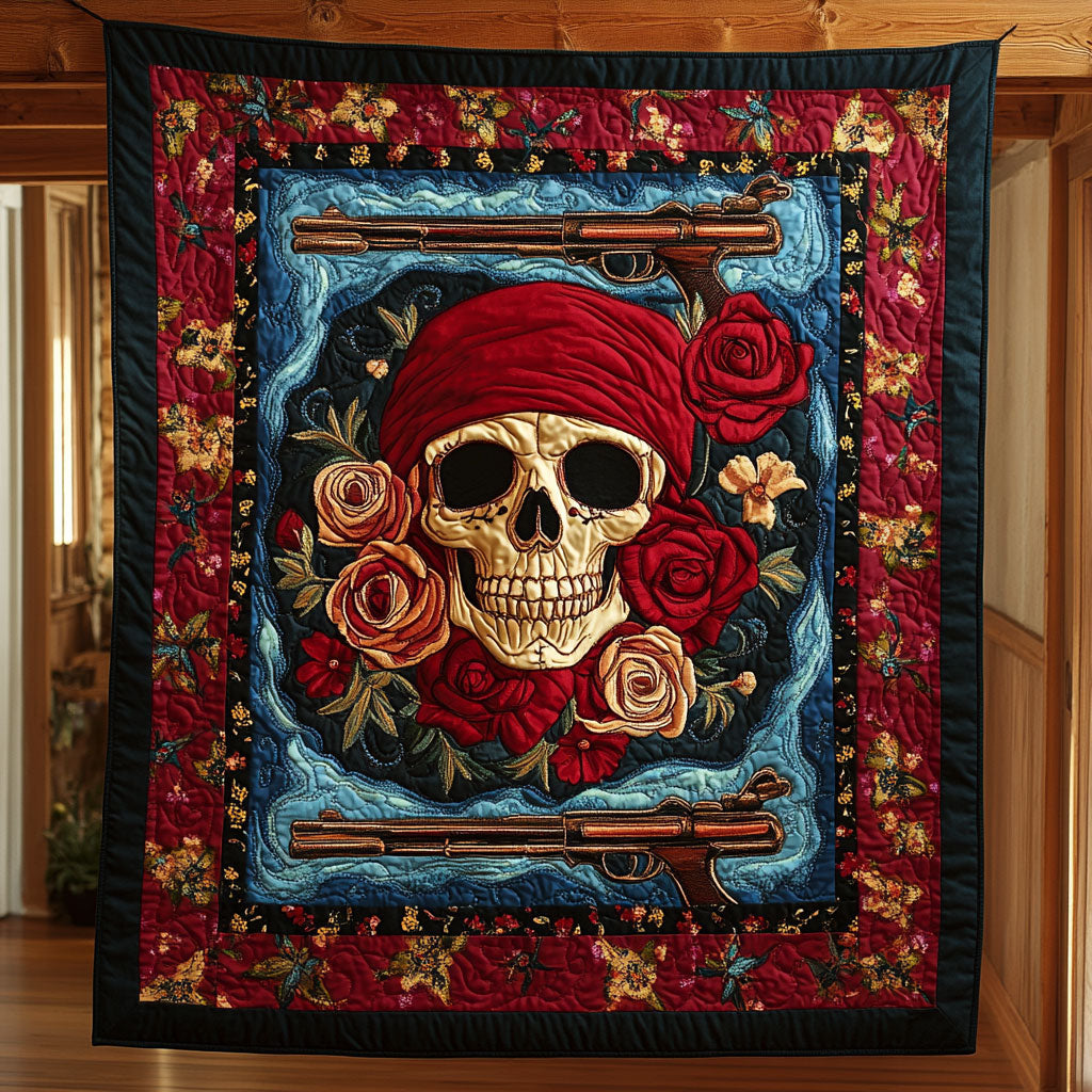 Gunfire Skull WN2308050CL Quilt