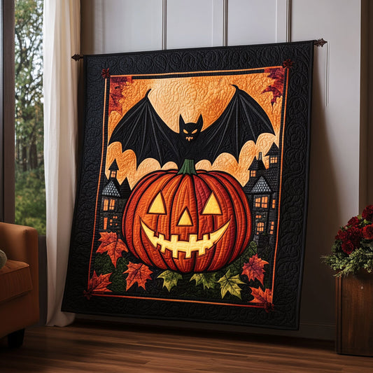 Mystic Bat Pumpkin DH2209005CL Quilt