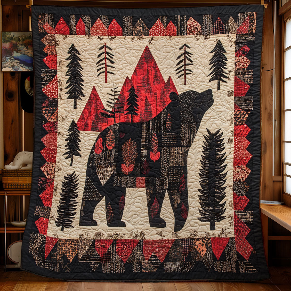Mystic Bear WY1802026CL Quilt