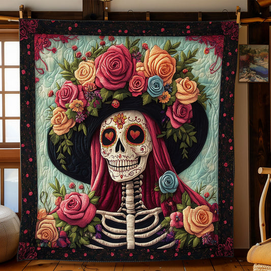 Skeleton Love Paradise  CP1704110CL Quilt