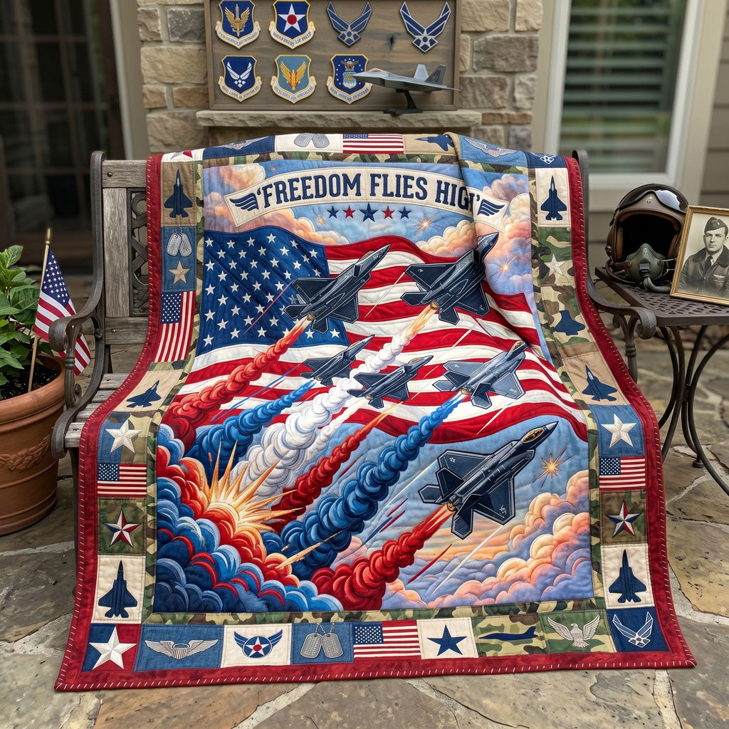 Freedom Skies Air Force WN2605007CL Quilt